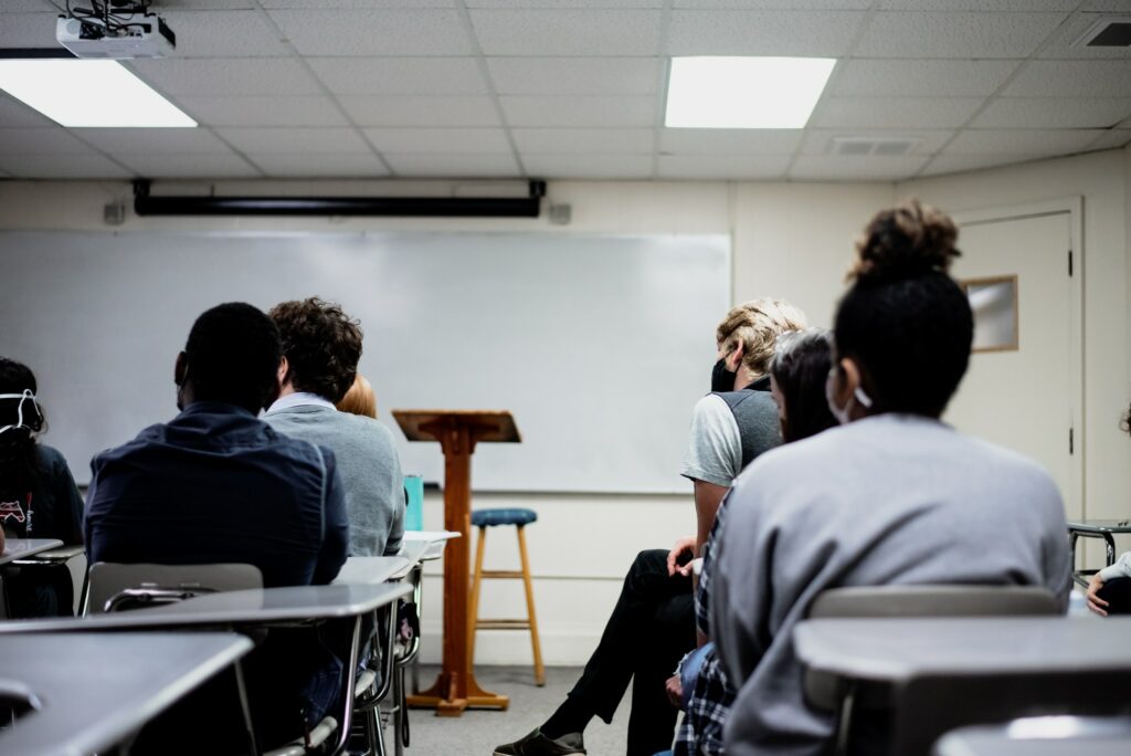 Toccoa Falls College Students in Classroom