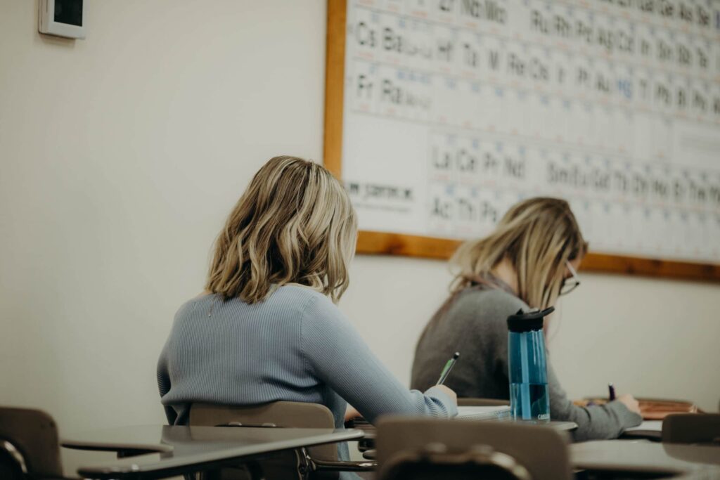 Students in classroom