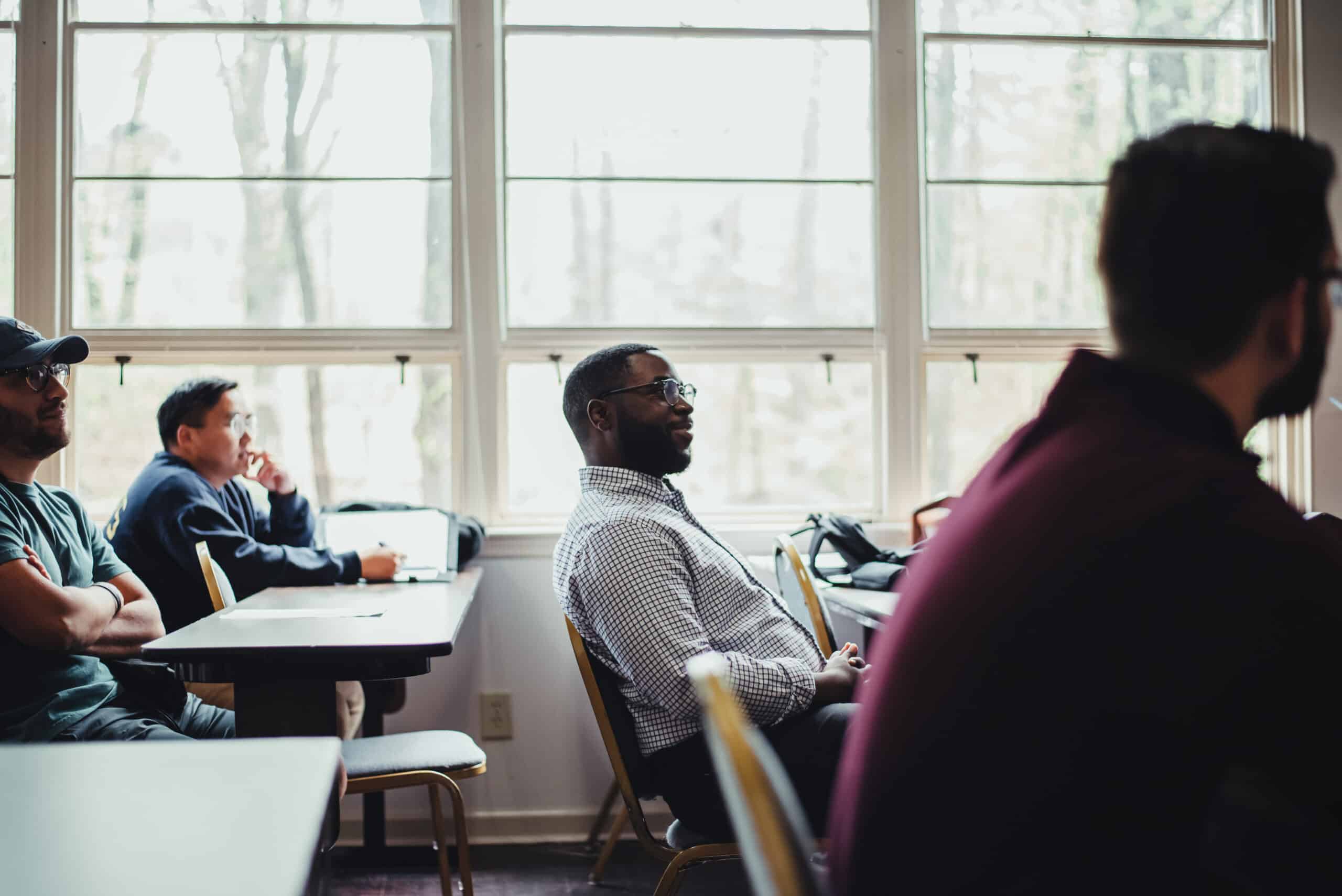 Toccoa Falls College student in classroom