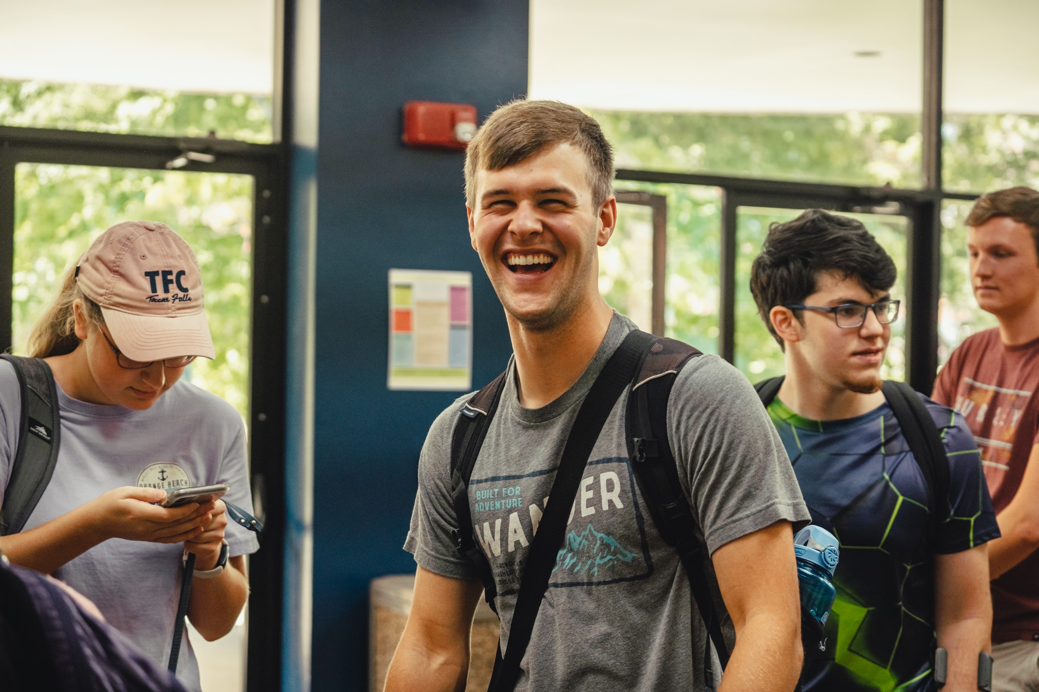 Toccoa Falls student smiling
