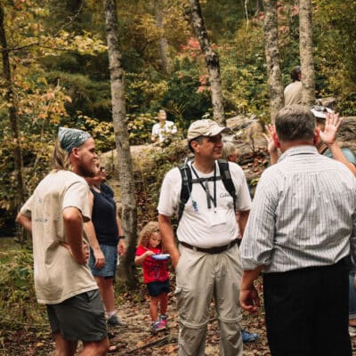 Outdoor activities with students and faculty