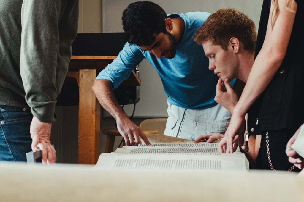 Biblical & Theology students studying