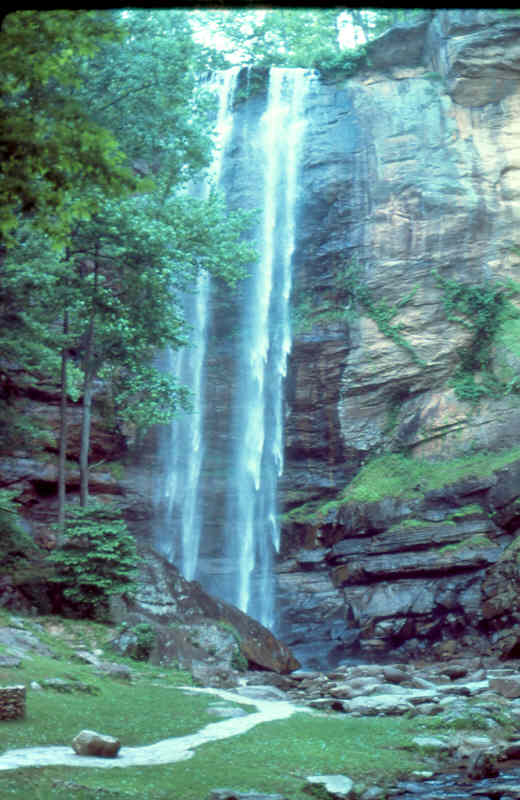 An old image of Toccoa Falls