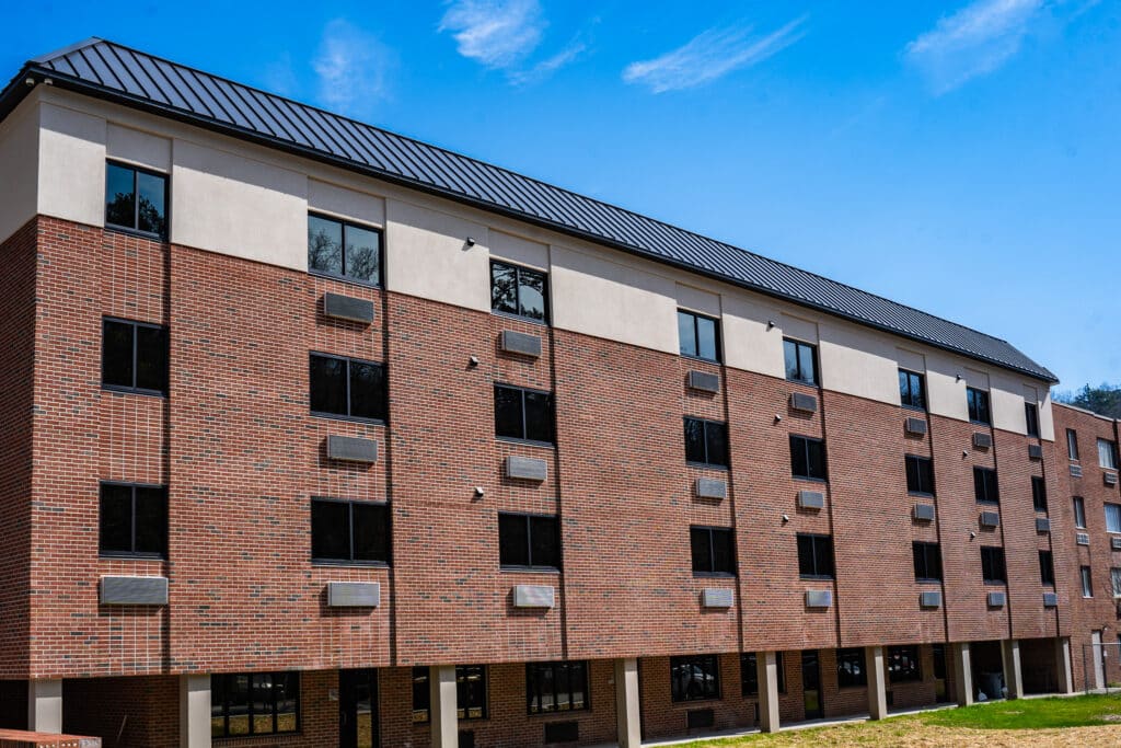 Renovated Forrest Hall outside