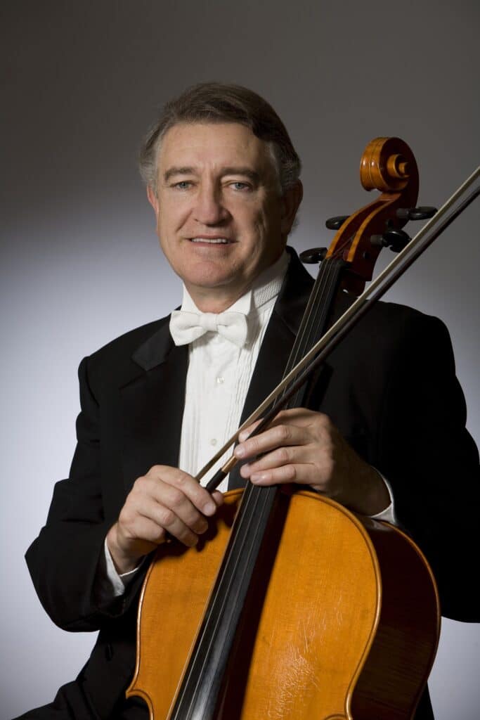 Headshot photo of cellist